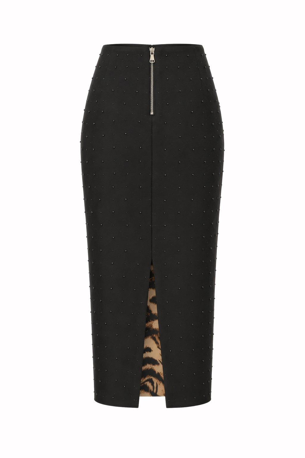 Jet Set Liza Skirt in noir noir
