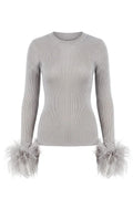 Extra Crew Neck Sweater in grey