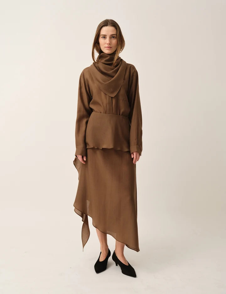 ELEANOR SHIRT in Brown