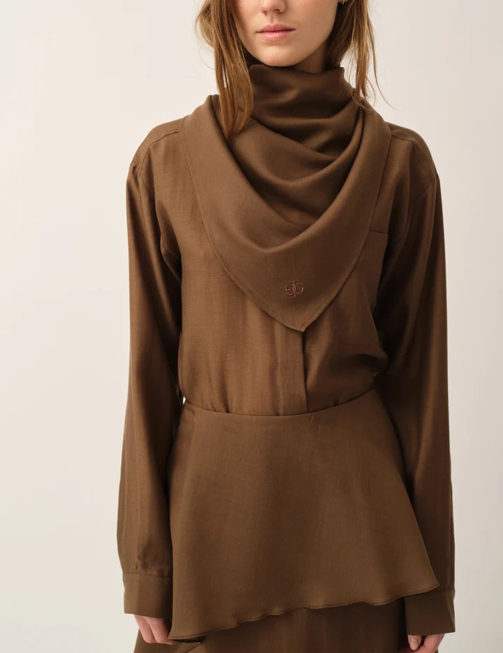 ELEANOR SHIRT in Brown