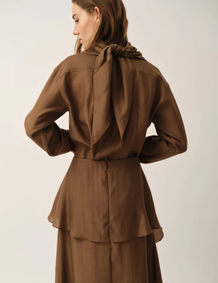 ELEANOR SHIRT in Brown