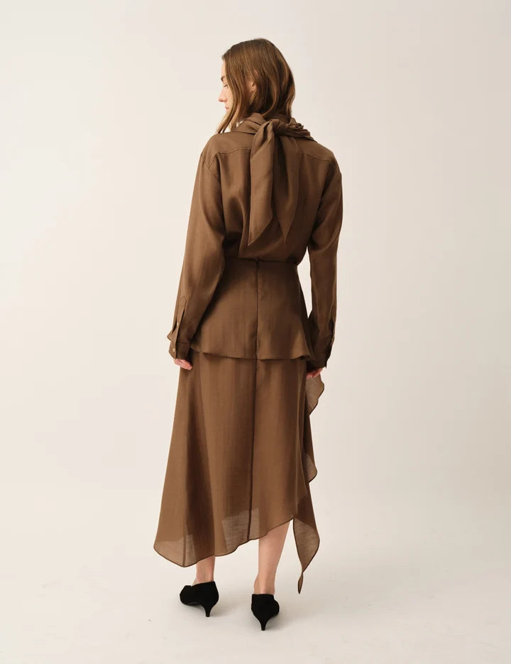 Eleanor Skirt in brown