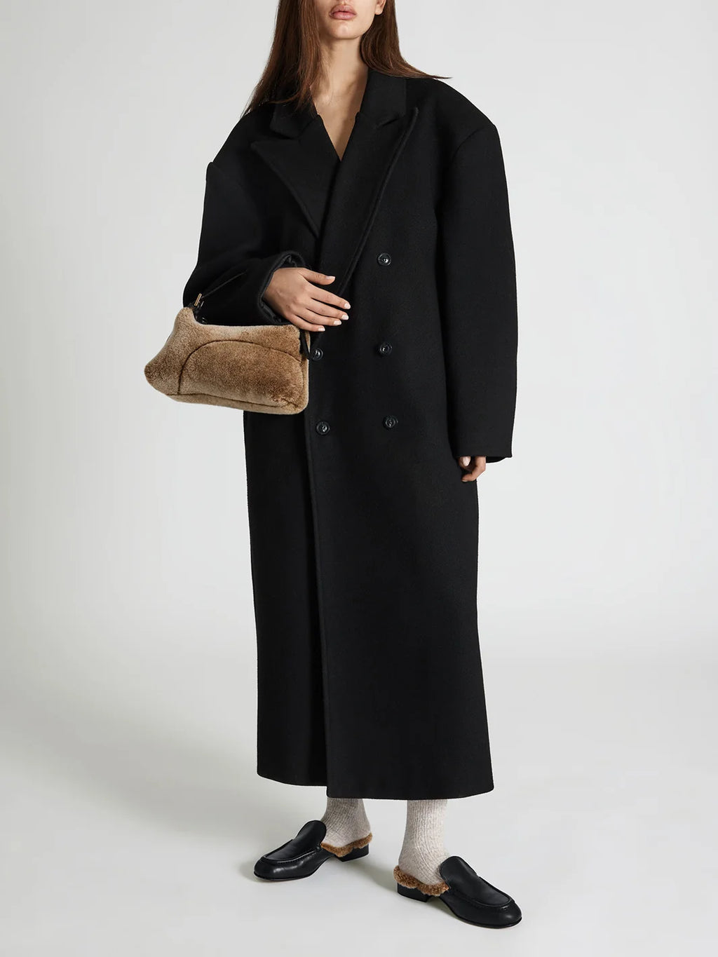 Vadena Shearling in Orsetto/Black