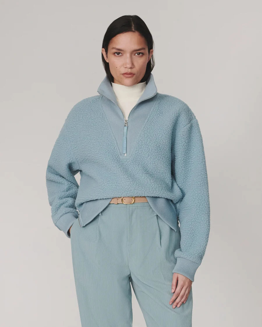 Jaylin half-zip  in tourmaline