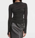 Cashmere Jersey Twist Top