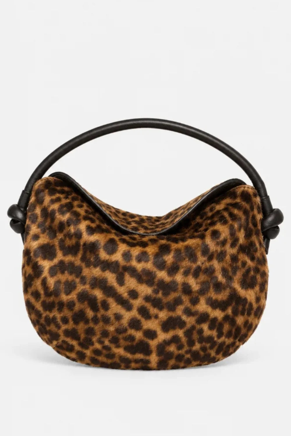 Elis Mini Crescent Bag - Leopard
