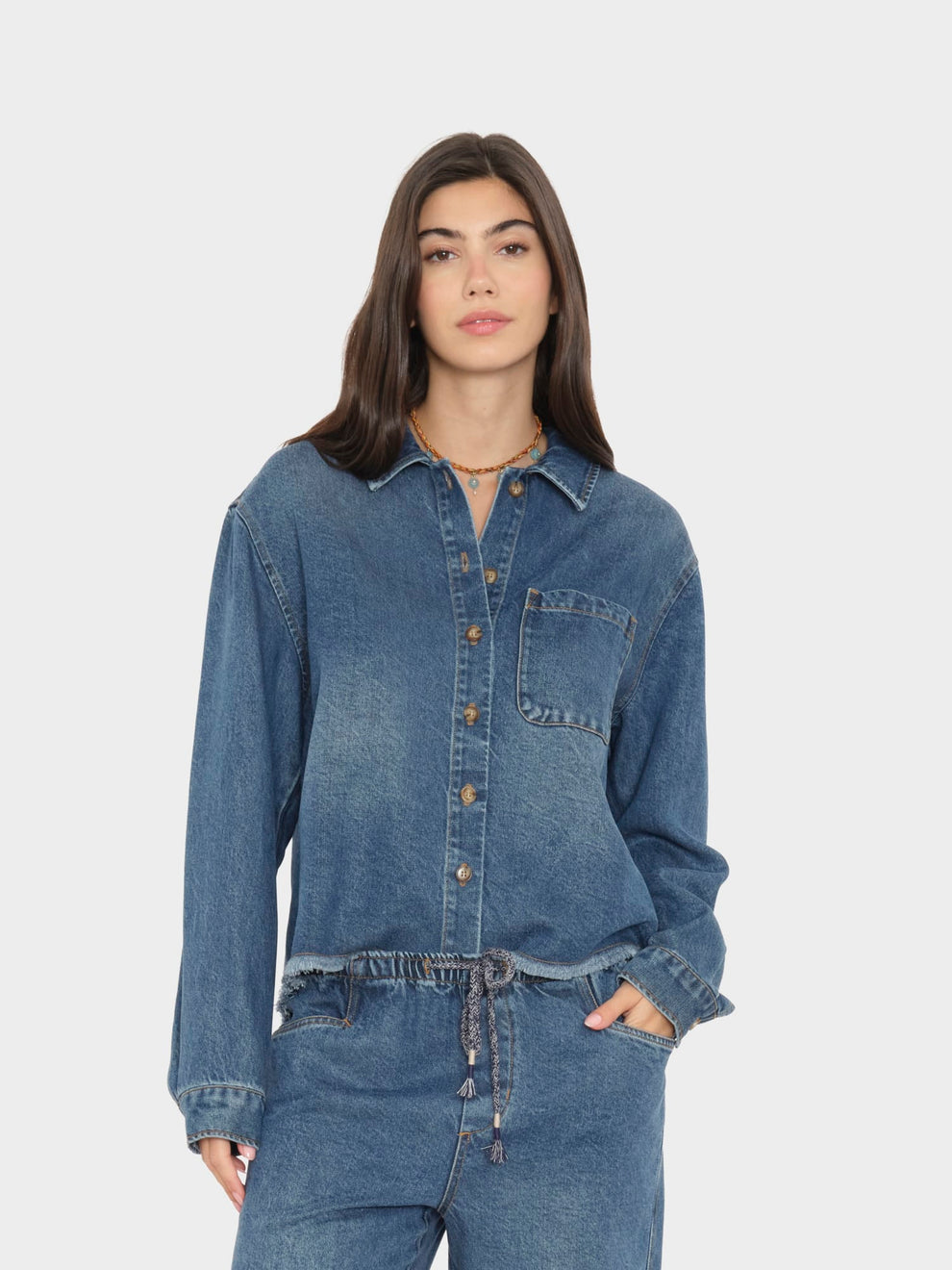 Meridian Blue Ben Denim Shirt