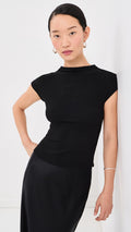 Karlie Slit Neck Tee