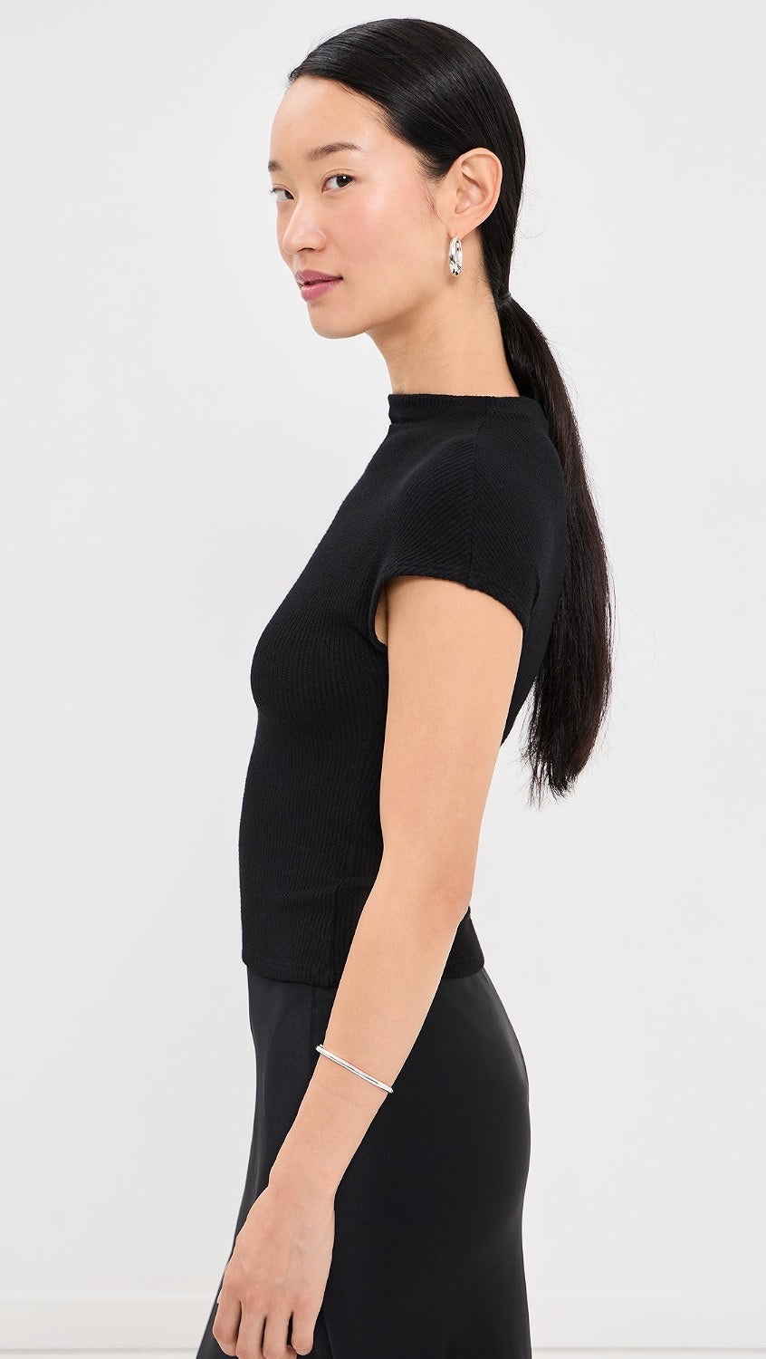 Karlie Slit Neck Tee