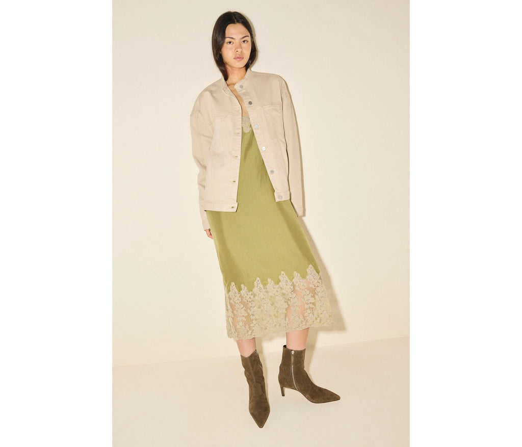 Shaina Boot in Moss Suede