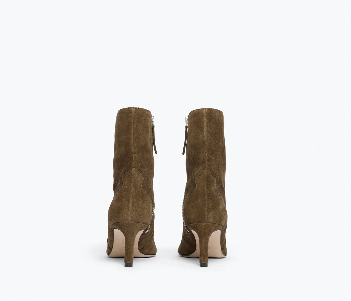 Shaina Boot in Moss Suede