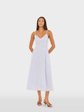 Bardot Dress - blue aggie