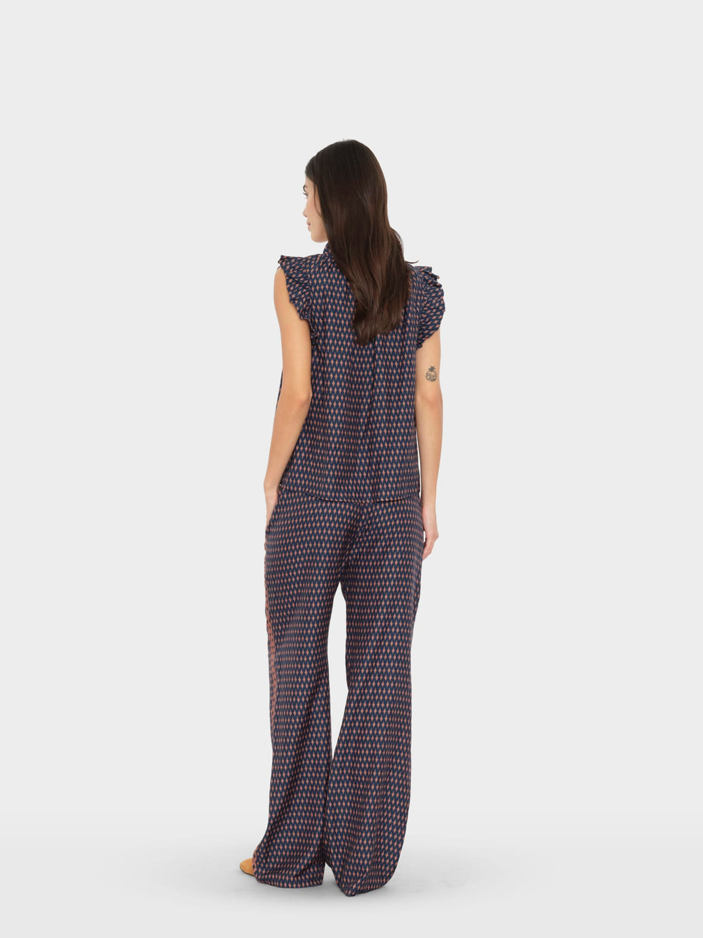 Navy Diamond Vaughn Pant