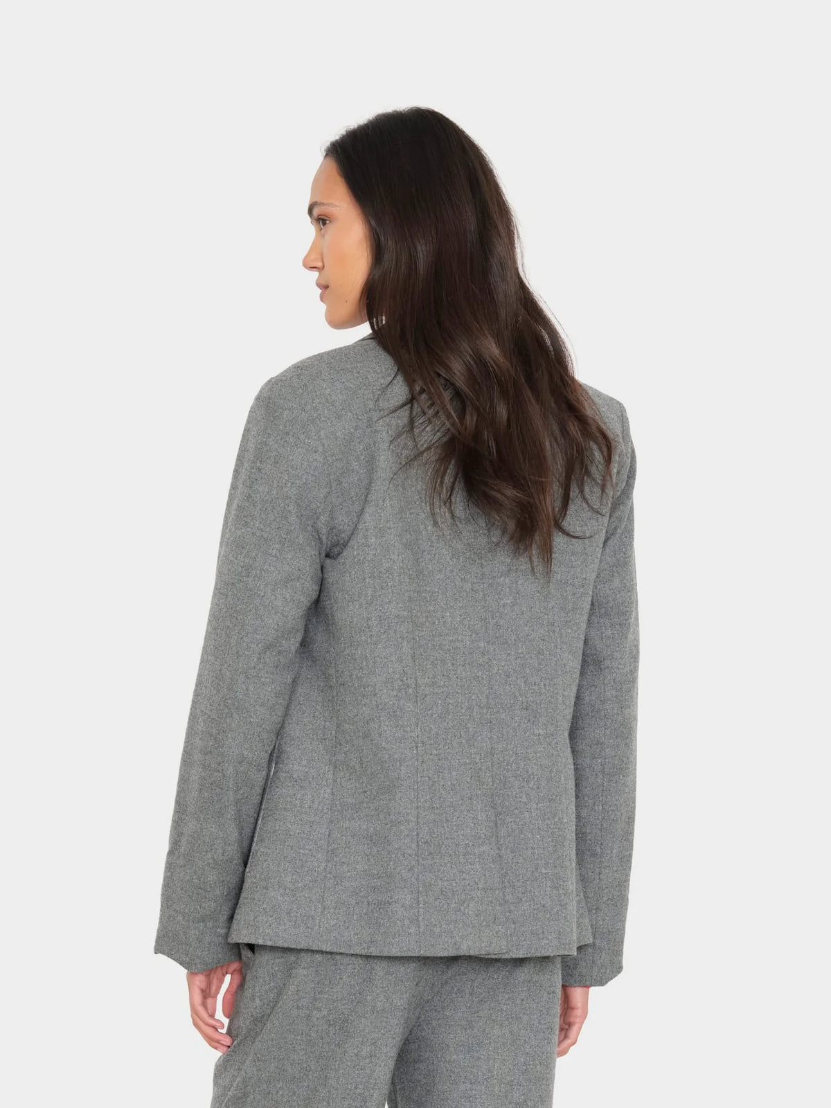 Cutler Blazer in Heather Charcoal